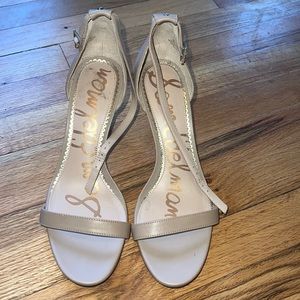 Good condition Sam Edelman nude sandal heels